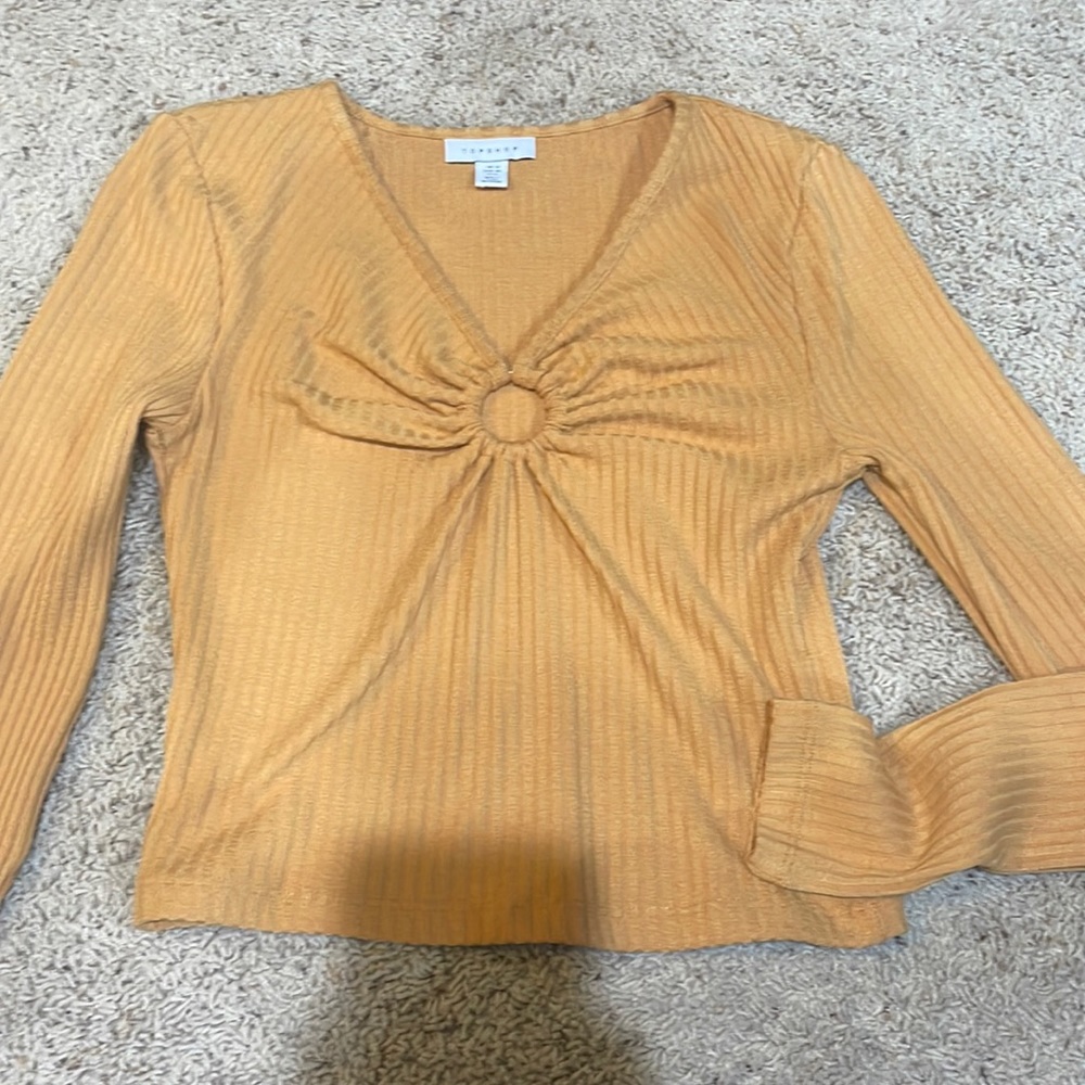 Long sleeve crop top
